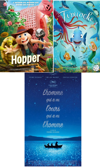 Affiche des 3 films porposés