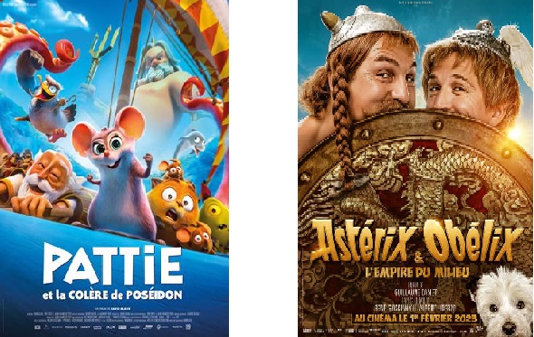 affiche des 2 films porposés en mars 2023