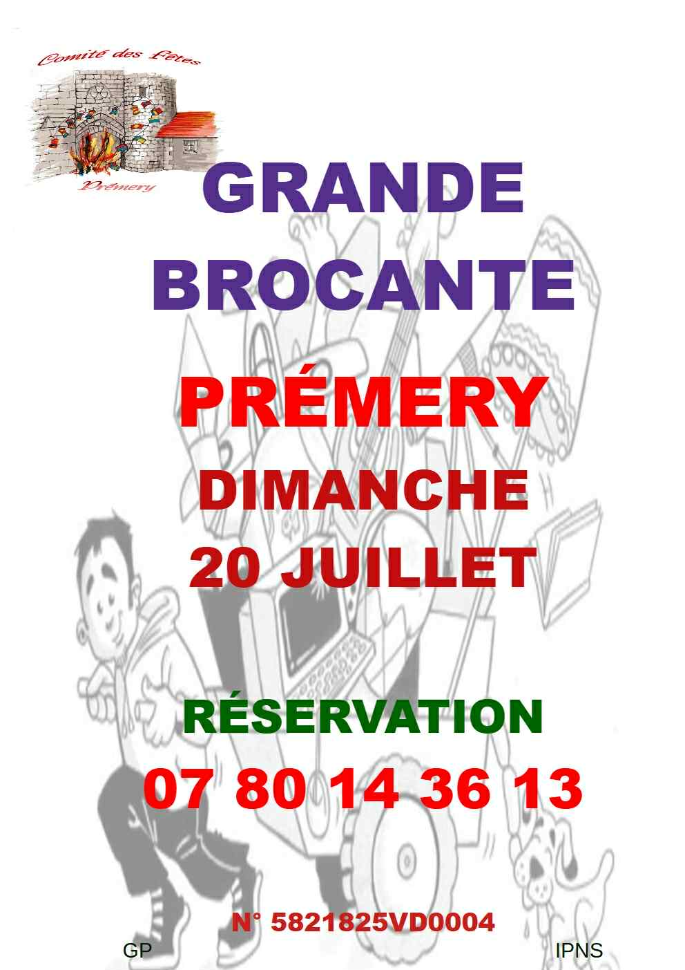 Affiche avec un fond de déménageur à brouette humoristique